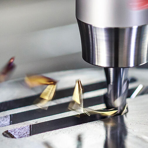 Vollhartmetallfräser im Einsatz