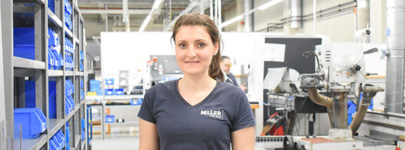 Patrizia Hahmann, employee at MILLER in Altenstadt