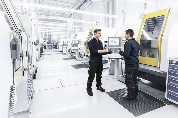 Blick in die Produktion